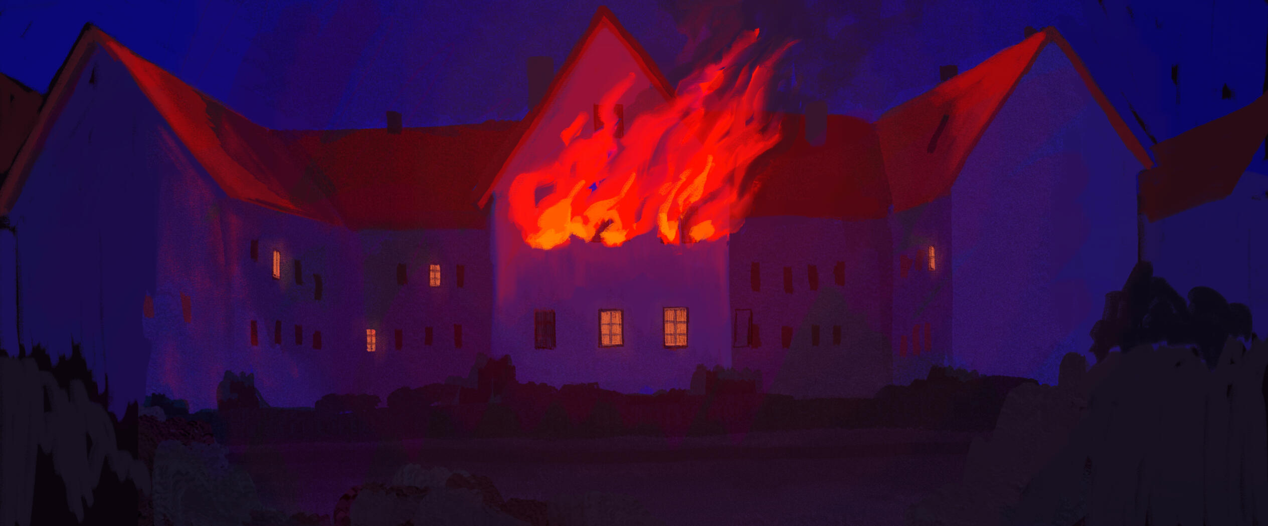 Frame from my Graduation project "I Bring Mom to Bed" (2026)