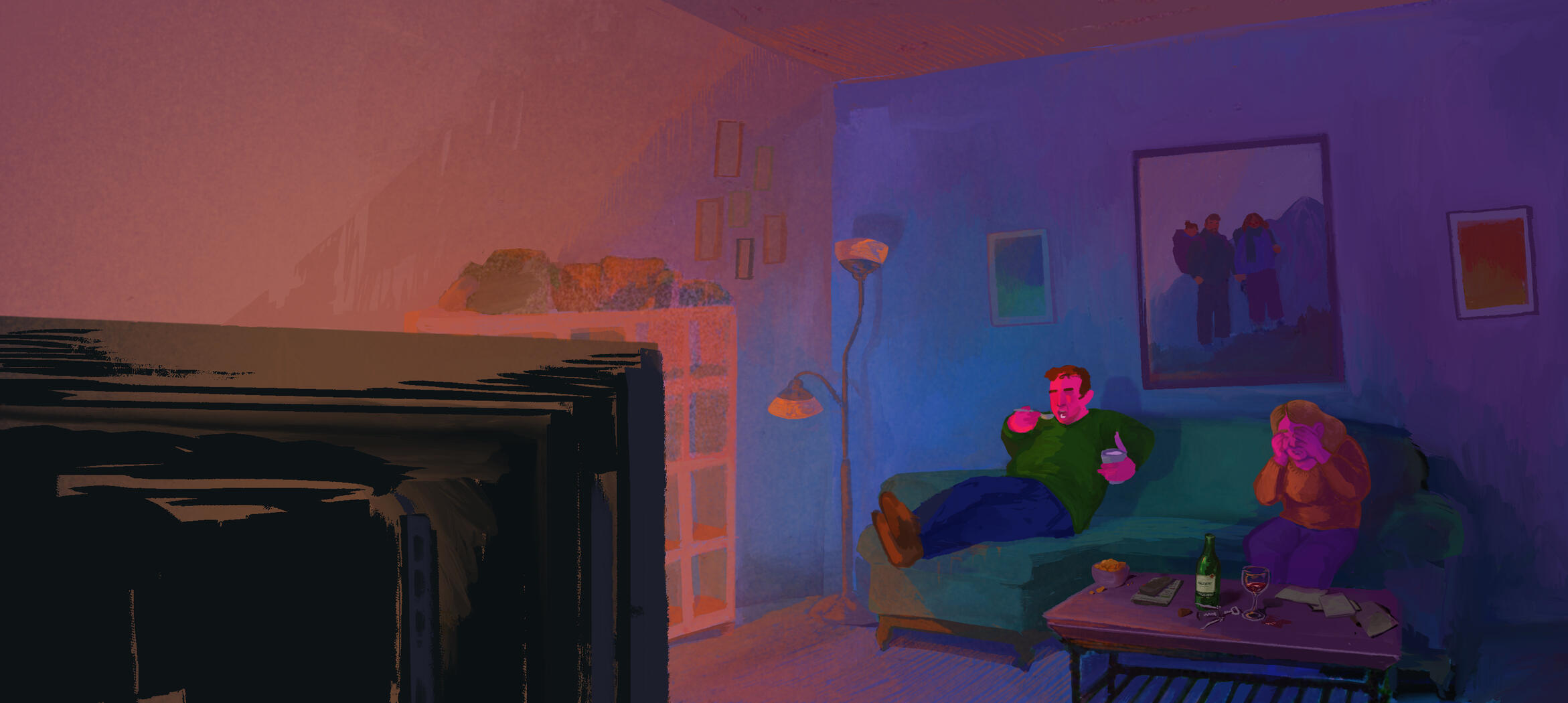 Short film still, Procreate, 2025