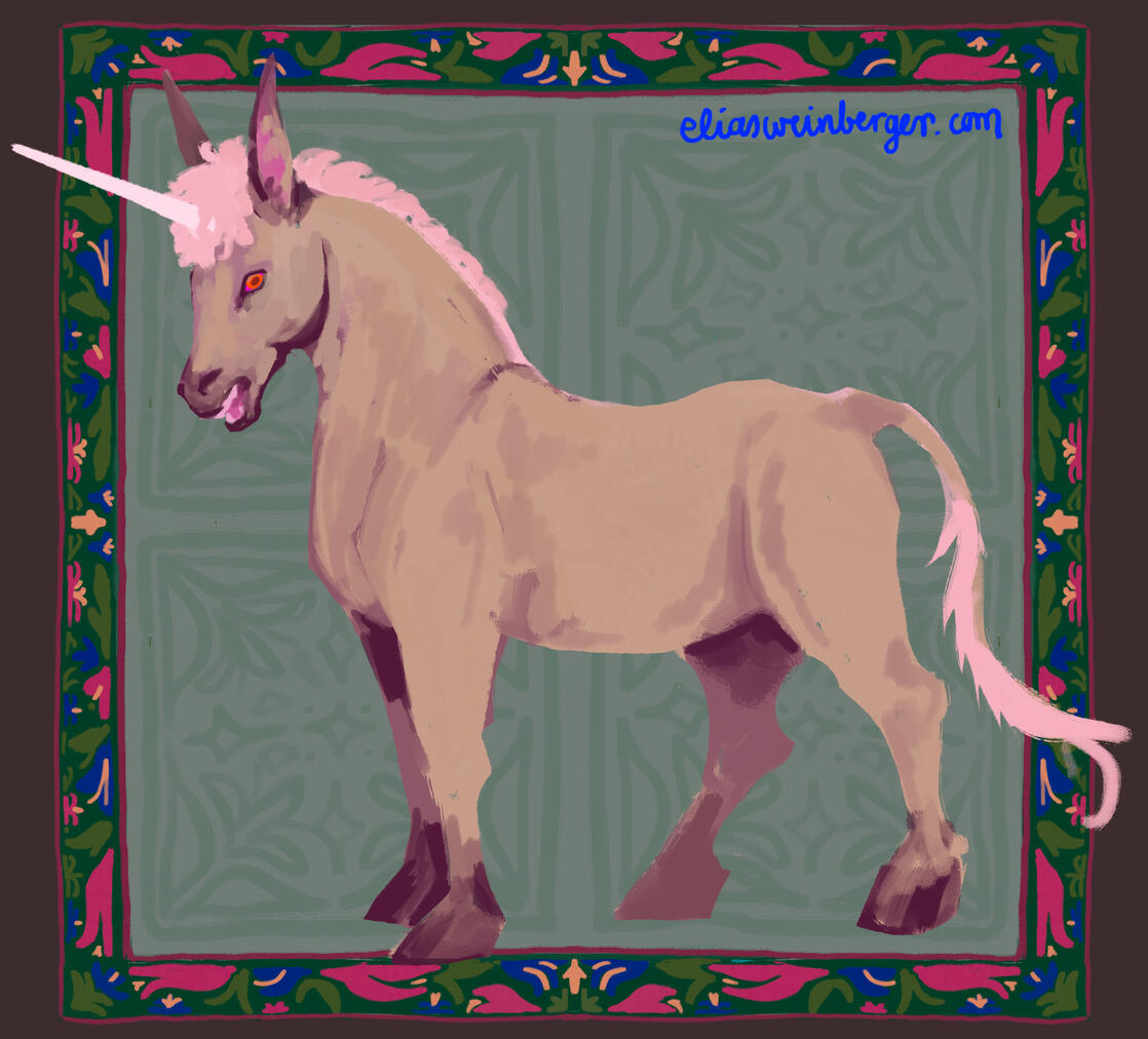 Design for a sticker, Procreate, 2024.