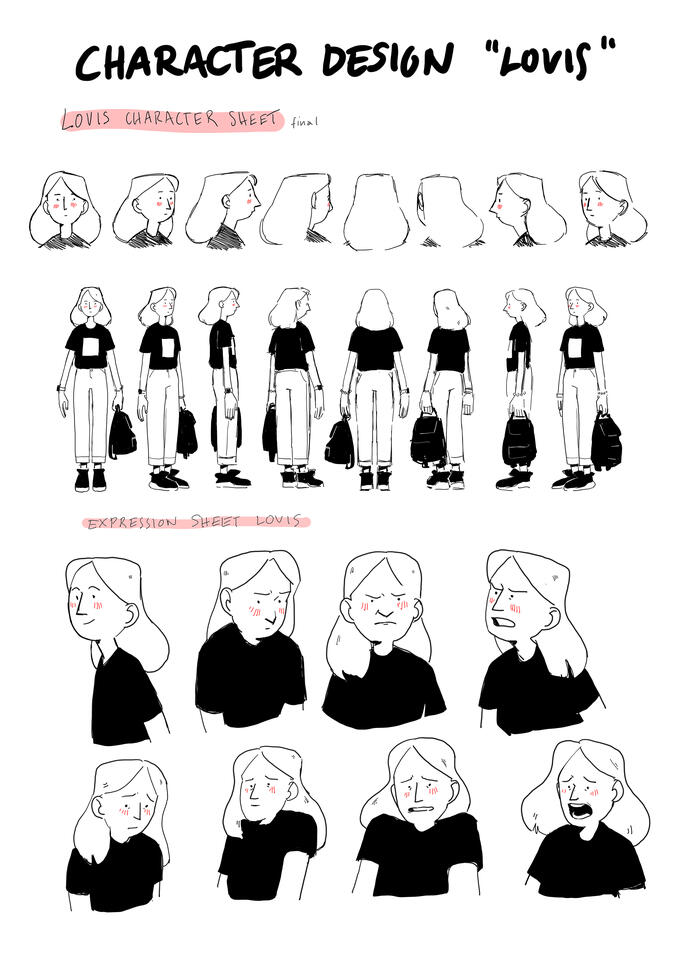 Character Bible, page 1.