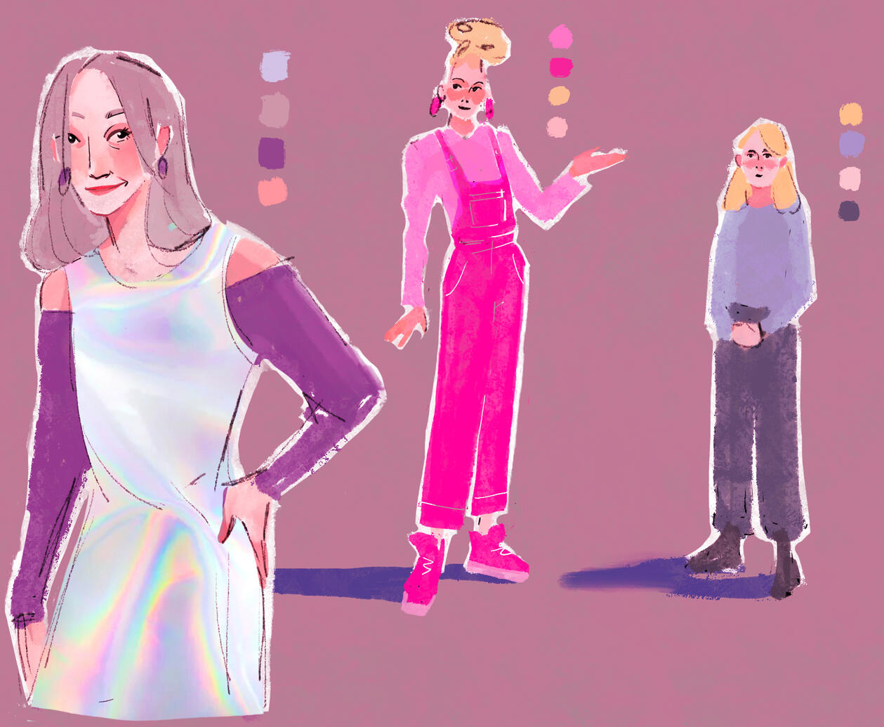 Character design for SWR Portrait, 2023.