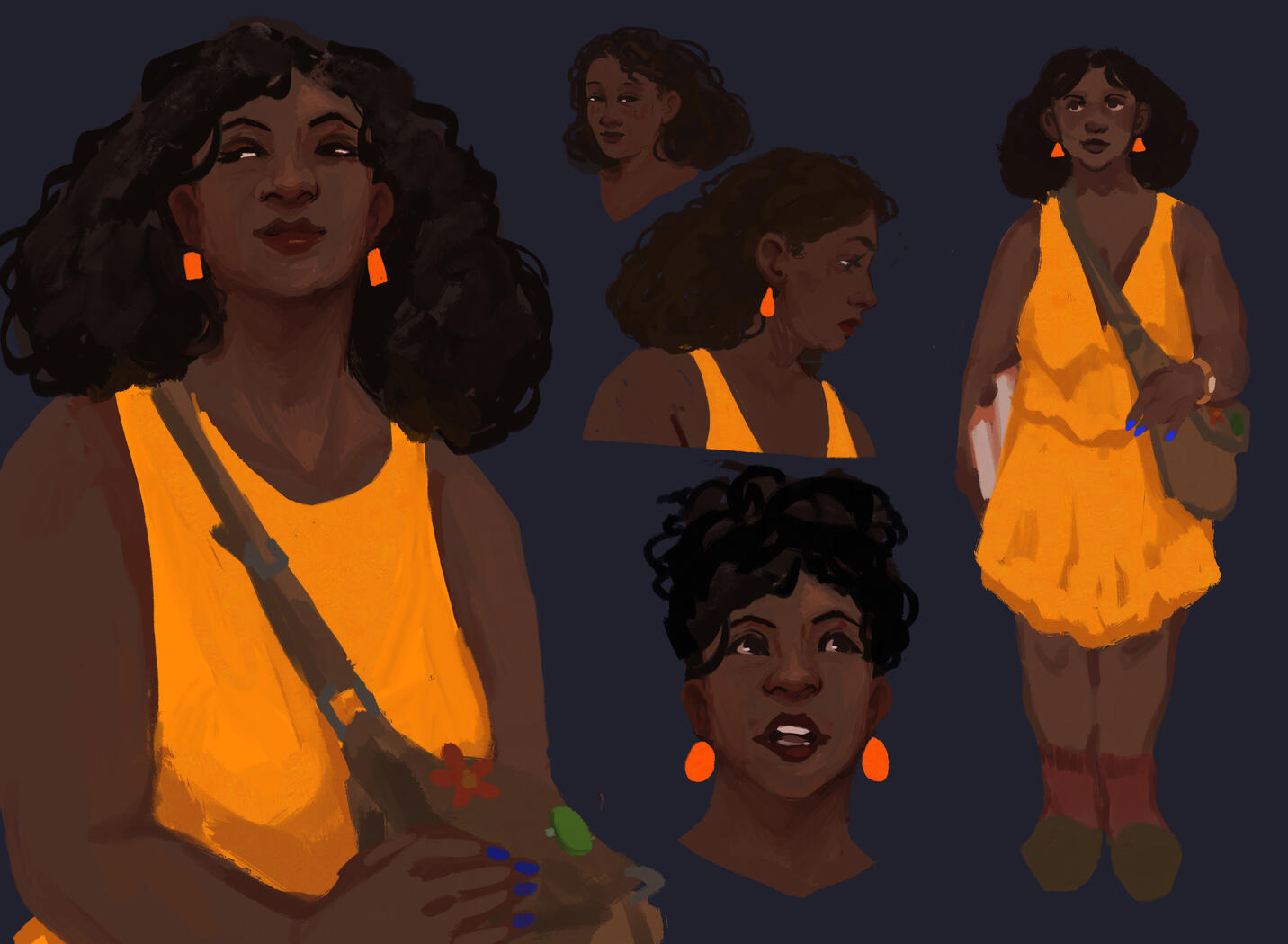 Visual exploration for short film, 2024.