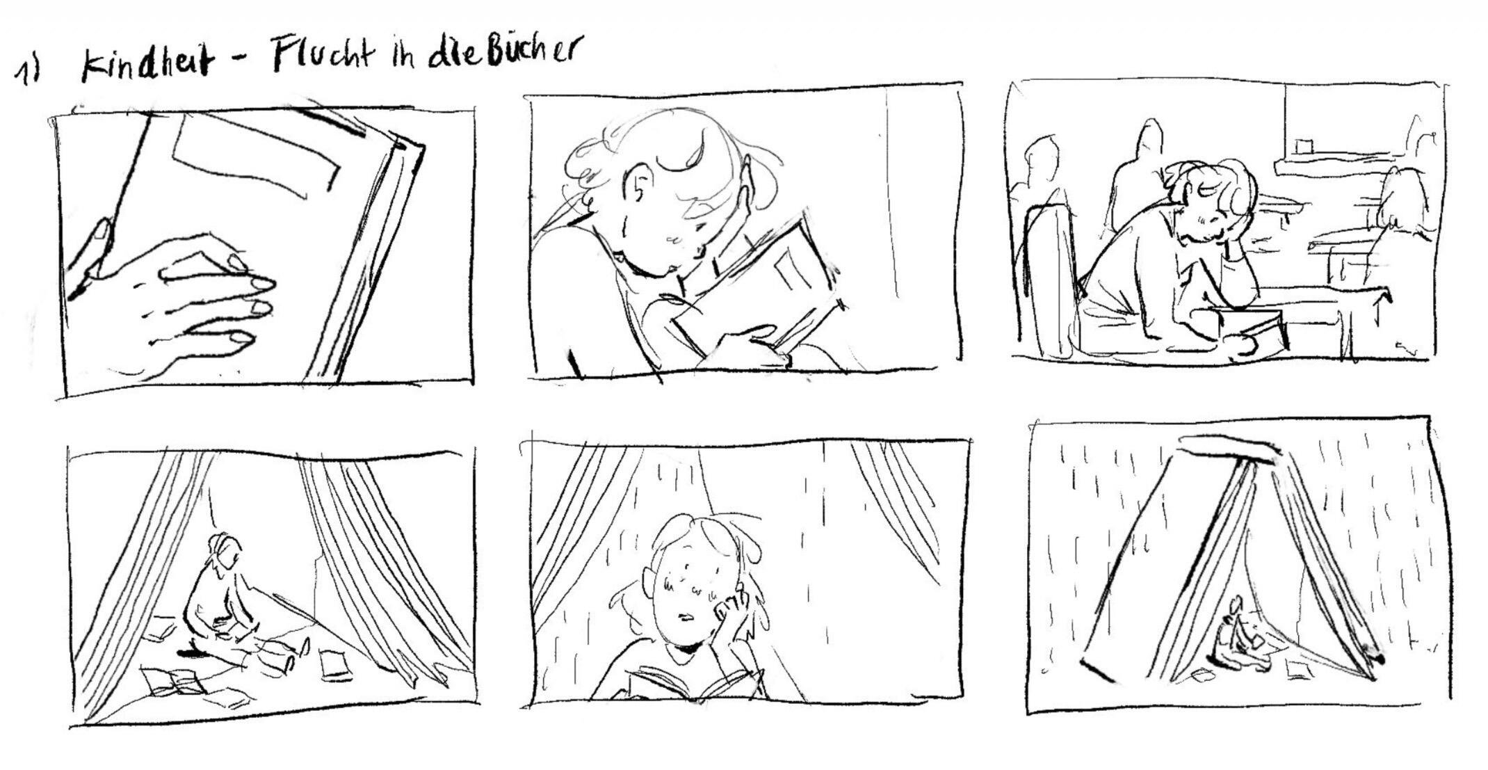 Storyboard thumbnails for SWR Portrait (2022)